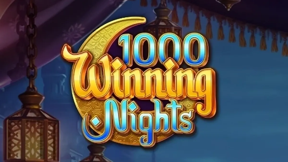 Interface vibrante e moderna do slot 1000 Winning Nights da Playnetic